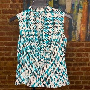 Calvin Klein Blouse Shell Sleeveless Petite Small